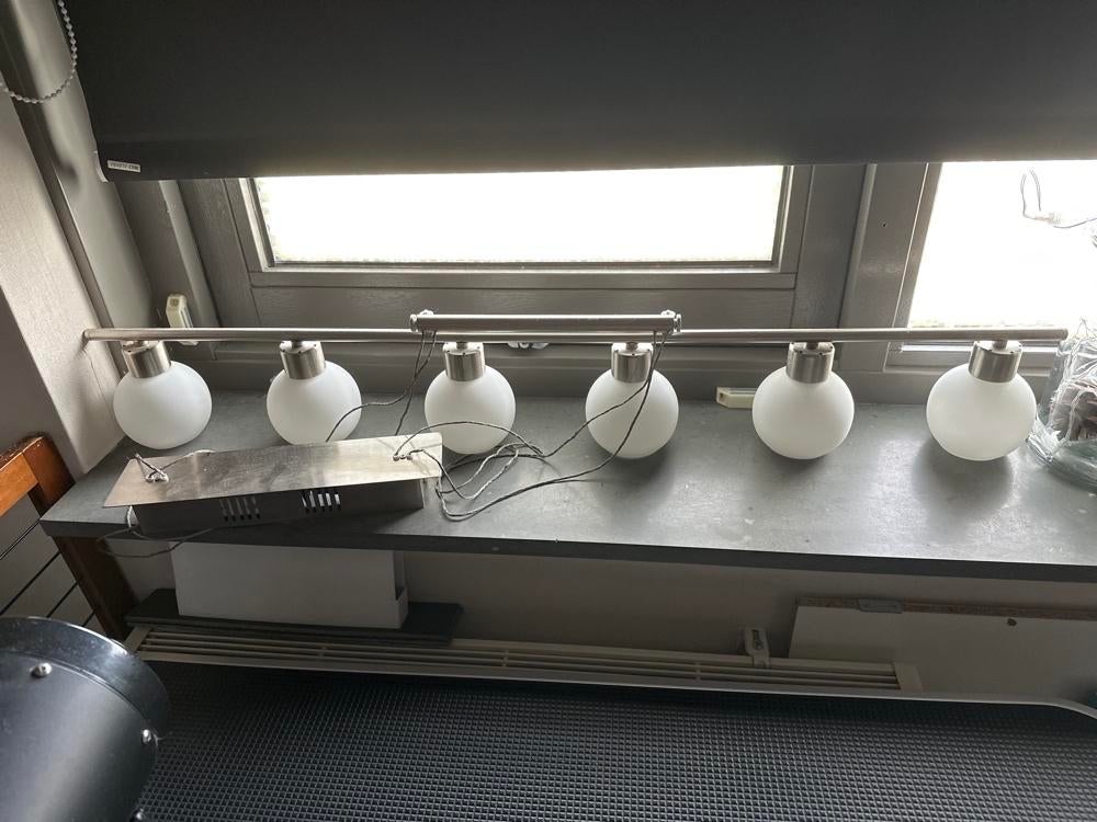 Philips myLiving LED-hanglamp (Ledino/SmartSpot-serie), Huis en Inrichting, Lampen | Hanglampen, Ophalen, Gebruikt, Metaal, 75 cm of meer