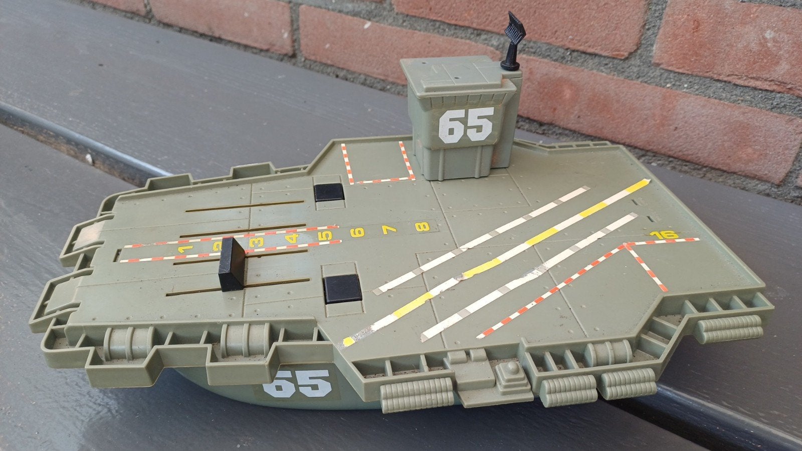 Vintage Funrise Micro Machines Vliegdekschip 1988, Kinderen en Baby's, Ophalen of Verzenden, Gebruikt