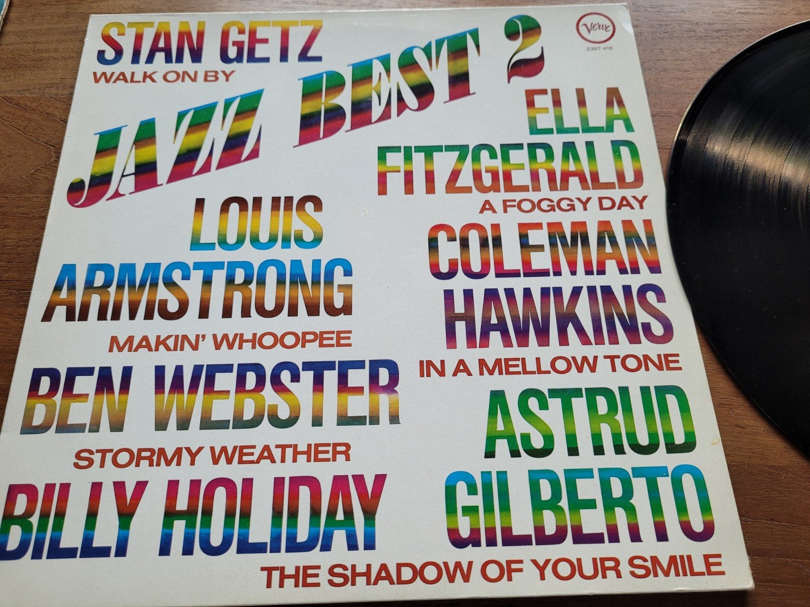 Jazz Best 2 - Verve Records LP (Near Mint), Ophalen of Verzenden, Zo goed als nieuw, 12 inch, Jazz