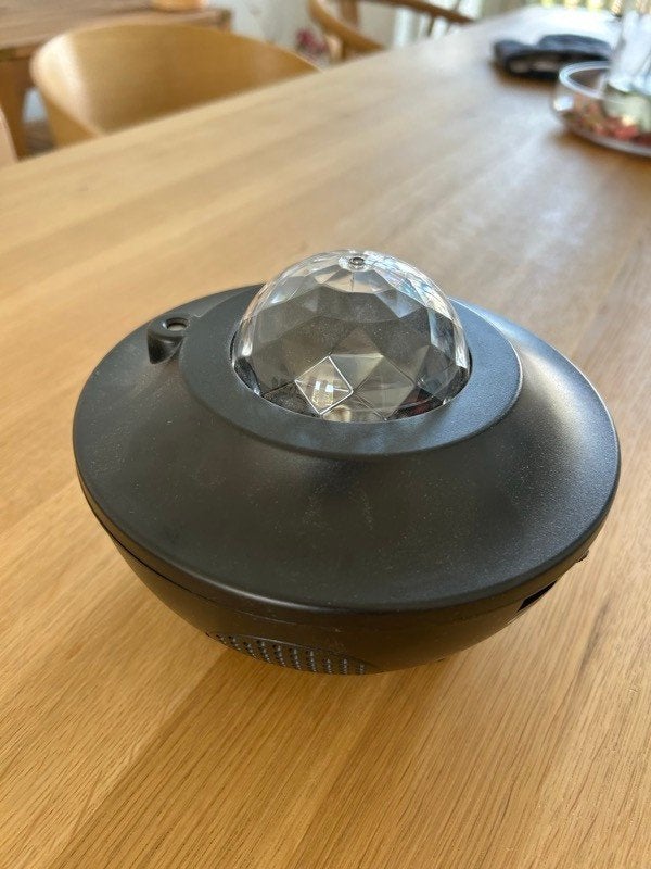 Galaxy projector sfeerverlichting sterrenhemel lamp, Ophalen of Verzenden, Zo goed als nieuw, Metaal of Aluminium