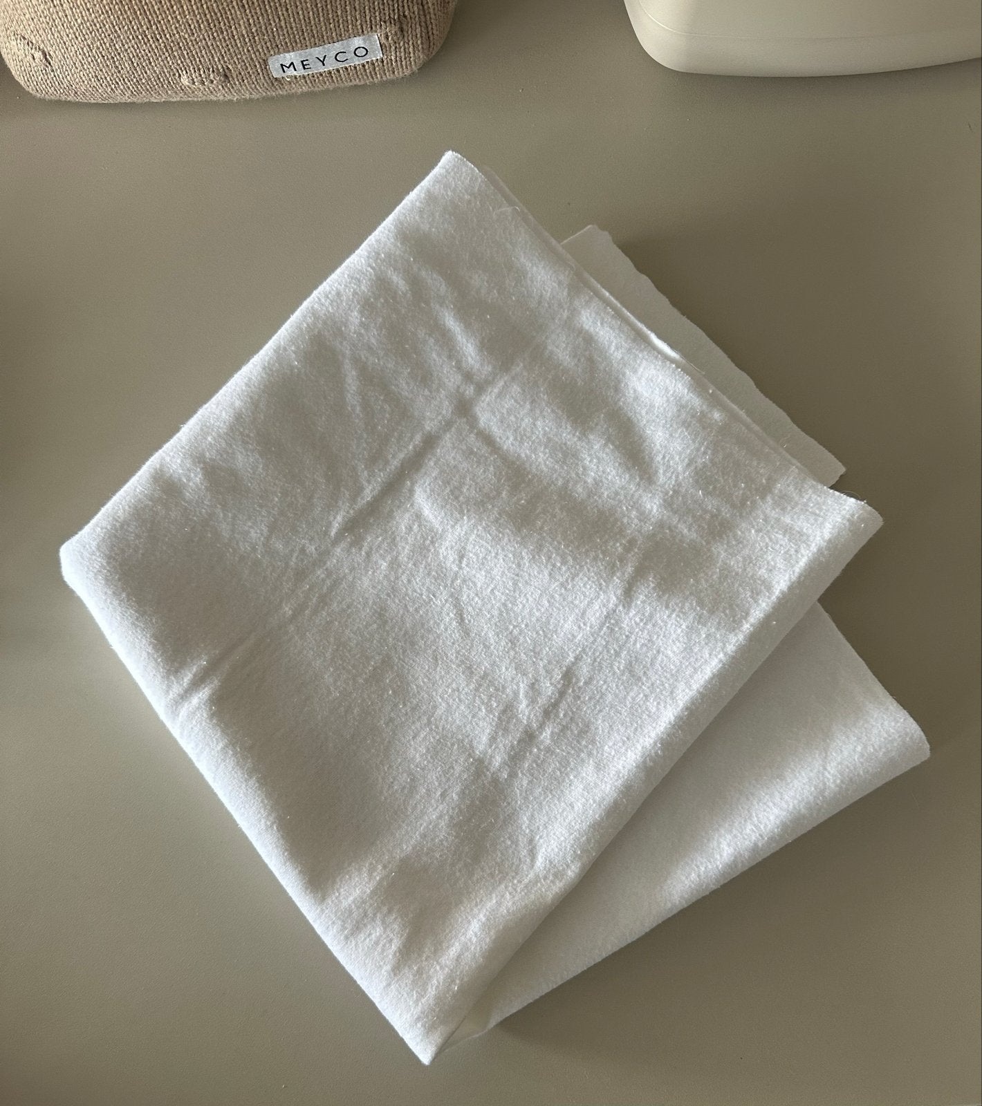 Nieuw Jollein Molton Zeil 50x90 cm - Waterdicht, Eenpersoons, Matrasbeschermer, Wit, Katoen