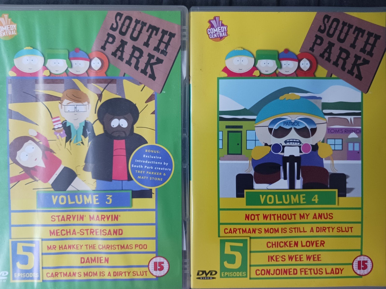 South Park  volume 3,4,9,10,12,13 en film, Cd's en Dvd's, Vanaf 16 jaar, Amerikaans, Overige typen, Ophalen of Verzenden