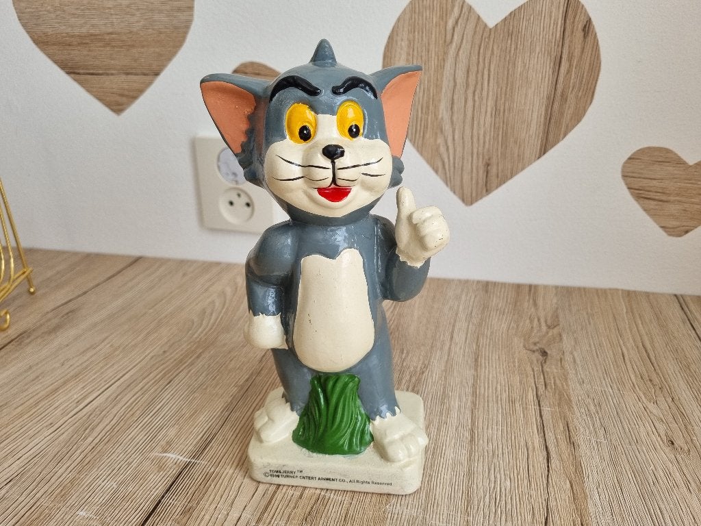 Prachtig Vintage Tom Jerry Beeld Turmer Entertainment 1998, Verzenden, Overige figuren, Gebruikt, Beeldje of Figuurtje