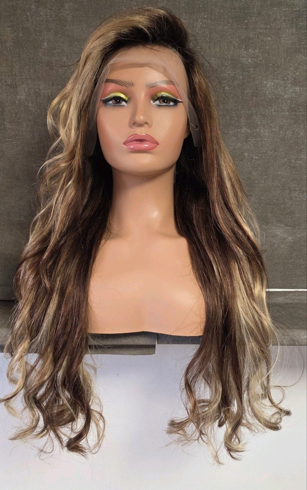 lace wig echt haar, Ophalen of Verzenden, Nieuw, Pruik of Haarverlenging