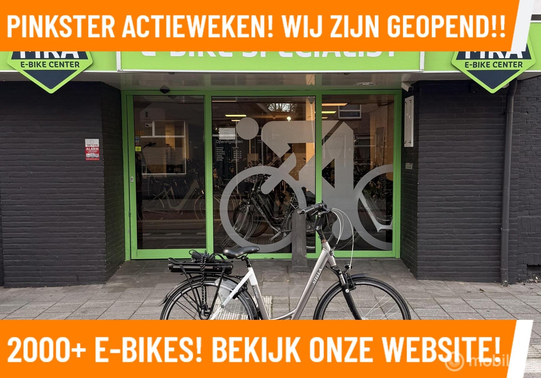 Stella Livorno Elektrische fiets met voorwiel motor ebike!, 51 tot 55 cm, Overige merken