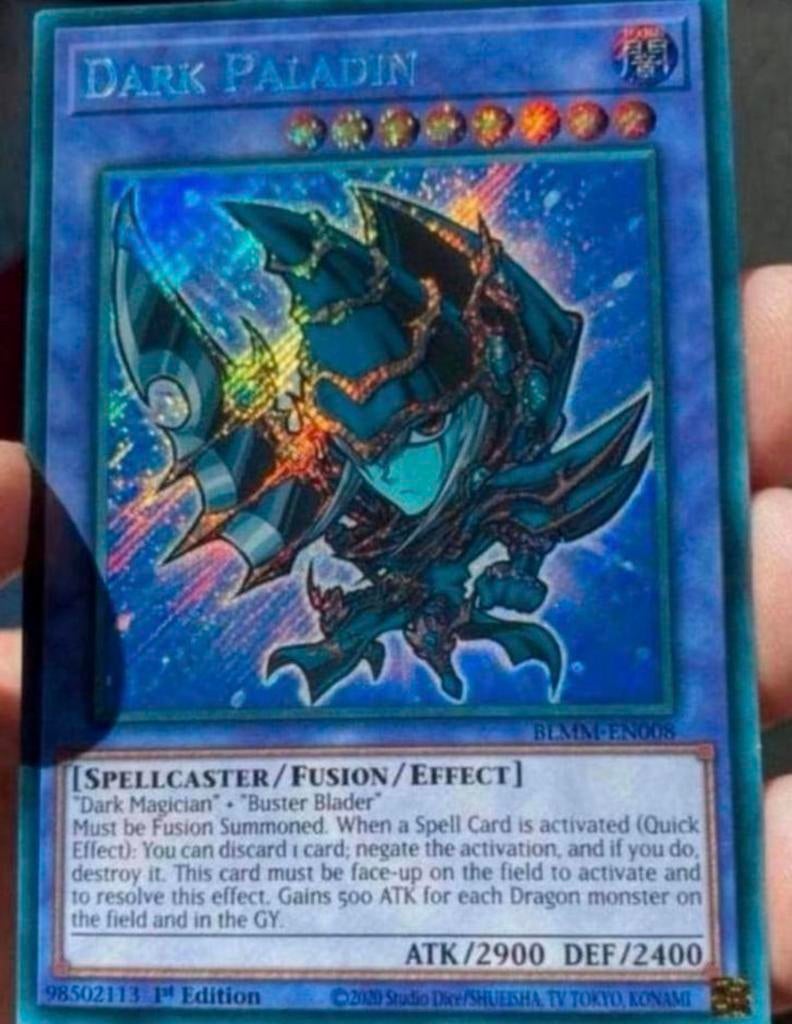 Yu-Gi-Oh! Alternate Dark Paladin BLMM  1st Edition Mint !, Hobby en Vrije tijd, Verzamelkaartspellen | Yu-gi-Oh!, Ophalen of Verzenden
