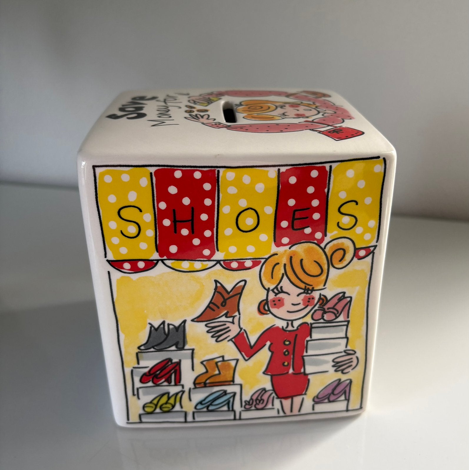 Blond Amsterdam spaarpot, Ophalen, Nieuw, Steen, Aardewerk of Keramiek, Overige thema's