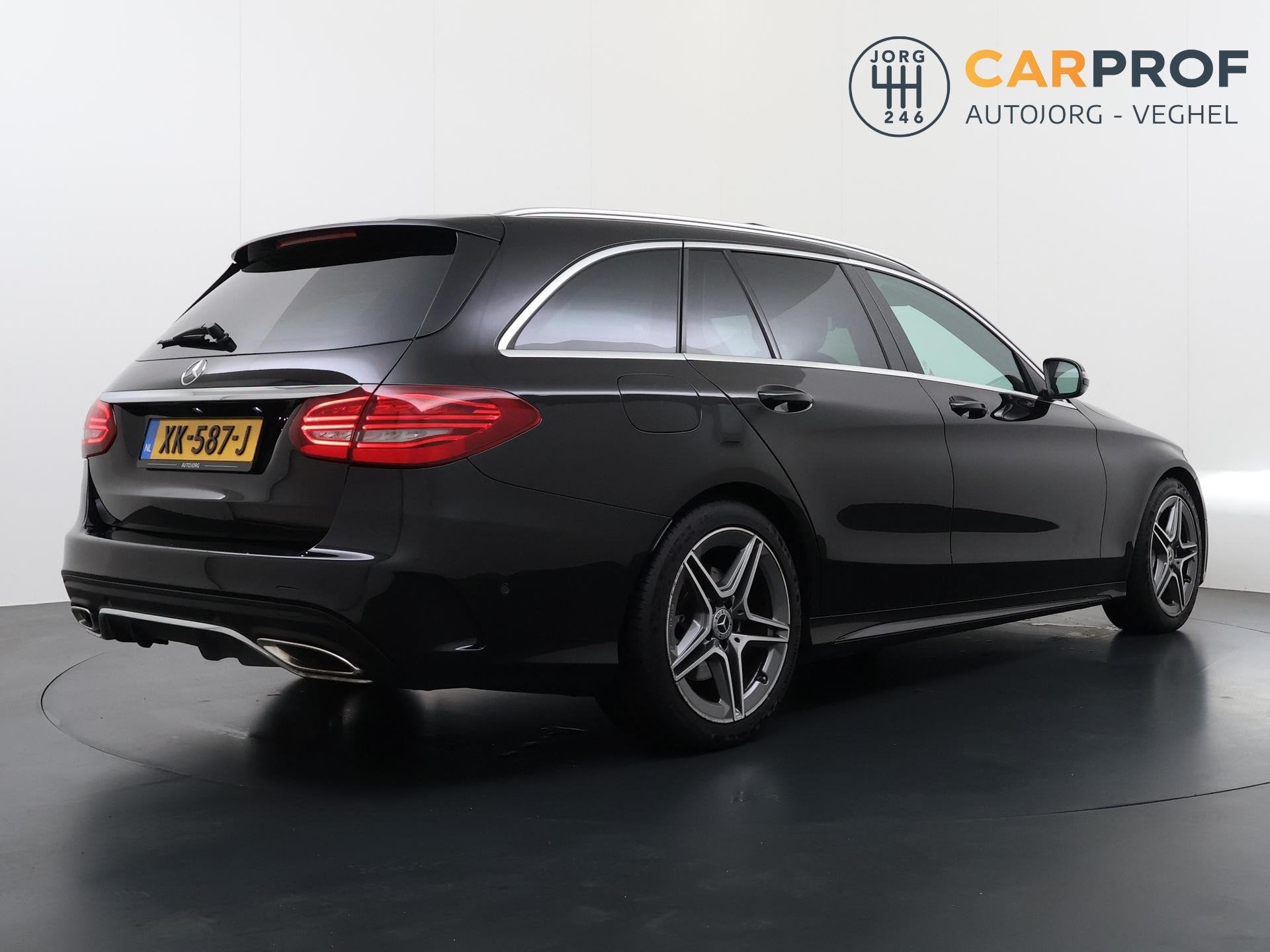 Mercedes-Benz C-klasse Estate 180 Business Solution Facelift, Automaat, Leder en Stof, Zwart, C-Klasse