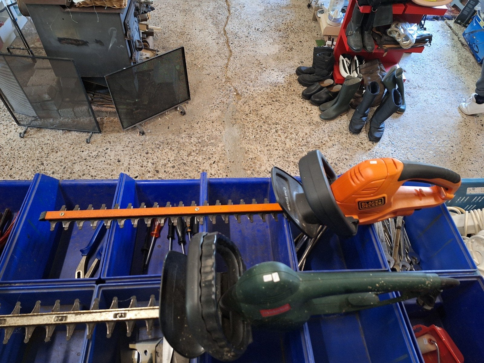 Heggenschaar black decker metabo op draad, Tuin en Terras, Ophalen, Gebruikt, Elektrisch