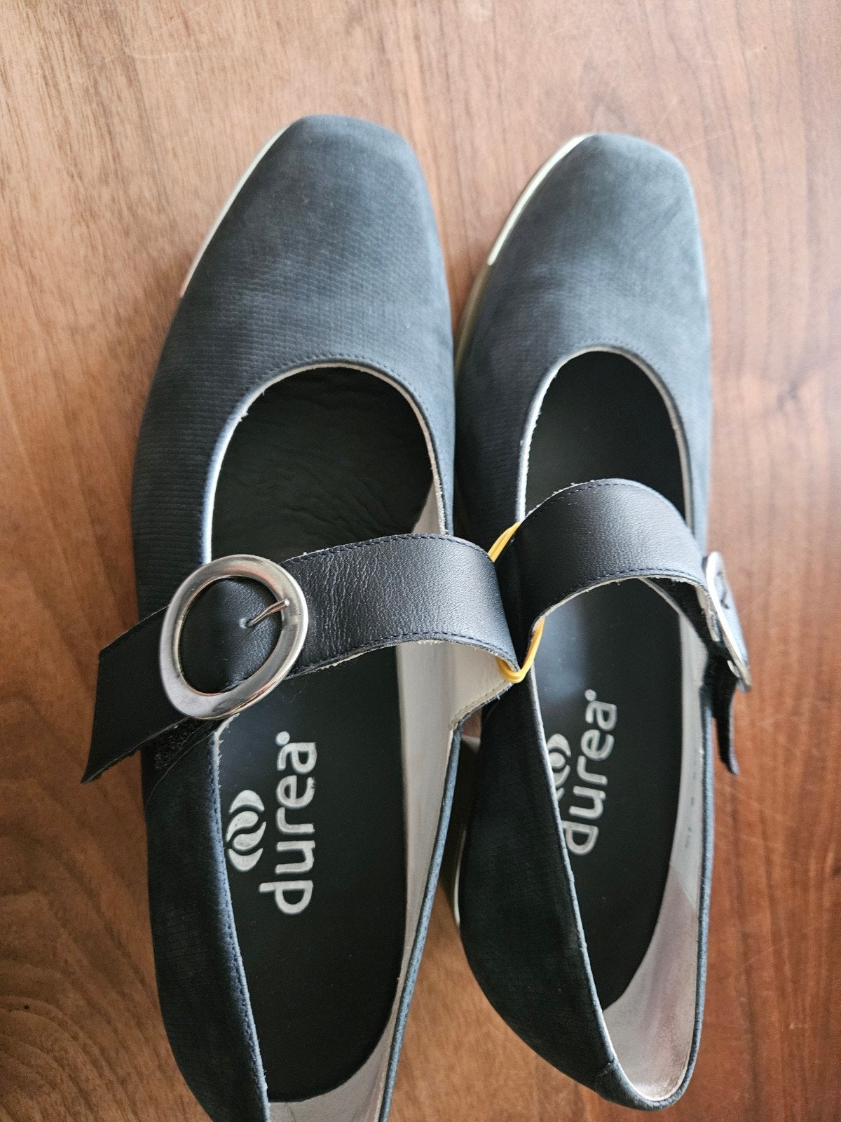 Durea zwarte schoenen met gesp - Maat 38, Durea, Schoenen met lage hakken, Zwart, Ophalen of Verzenden