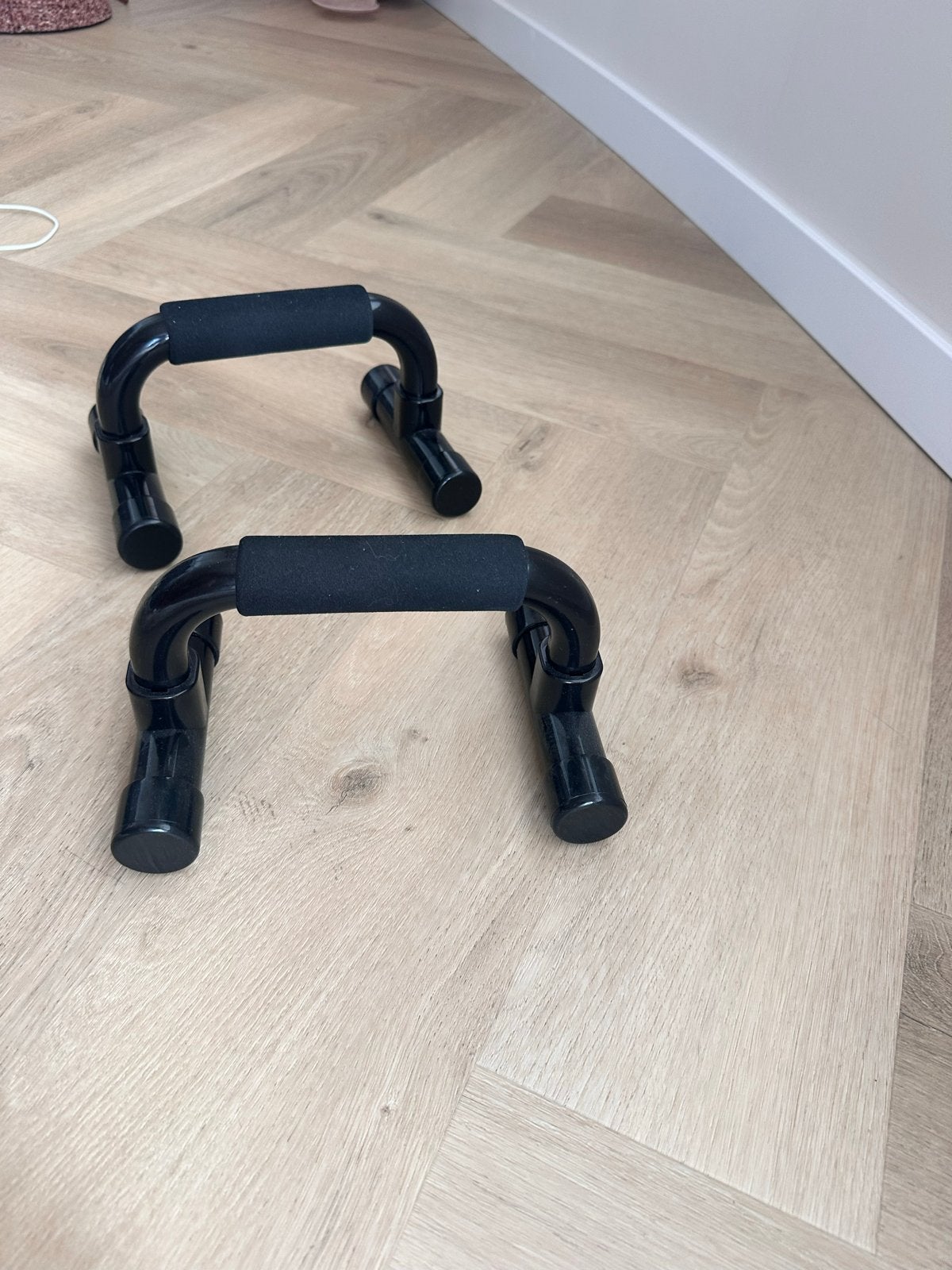 Opdruksteunen fitness - Zo goed als nieuw, Sport en Fitness, Ophalen of Verzenden, Zo goed als nieuw, Armen, Push-up steun