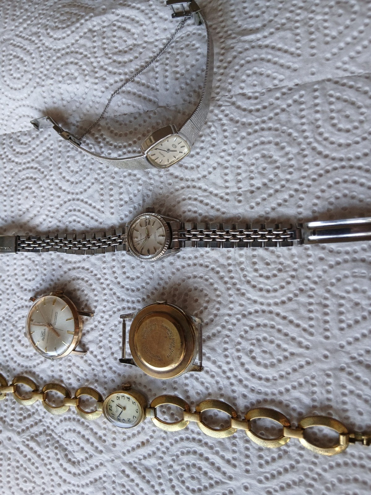 dames horloges opwind en automatic, Ophalen, Staal, Overige merken, 1960 of later