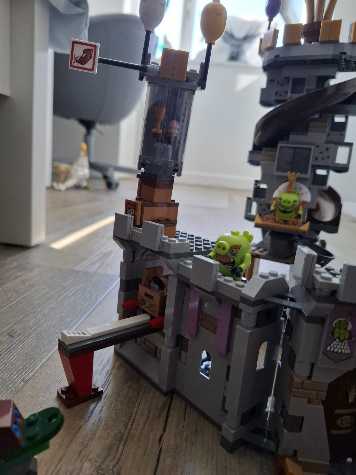 Angry Birds Kasteel Speelset met Figuren en Accessoires, Ophalen of Verzenden, Zo goed als nieuw