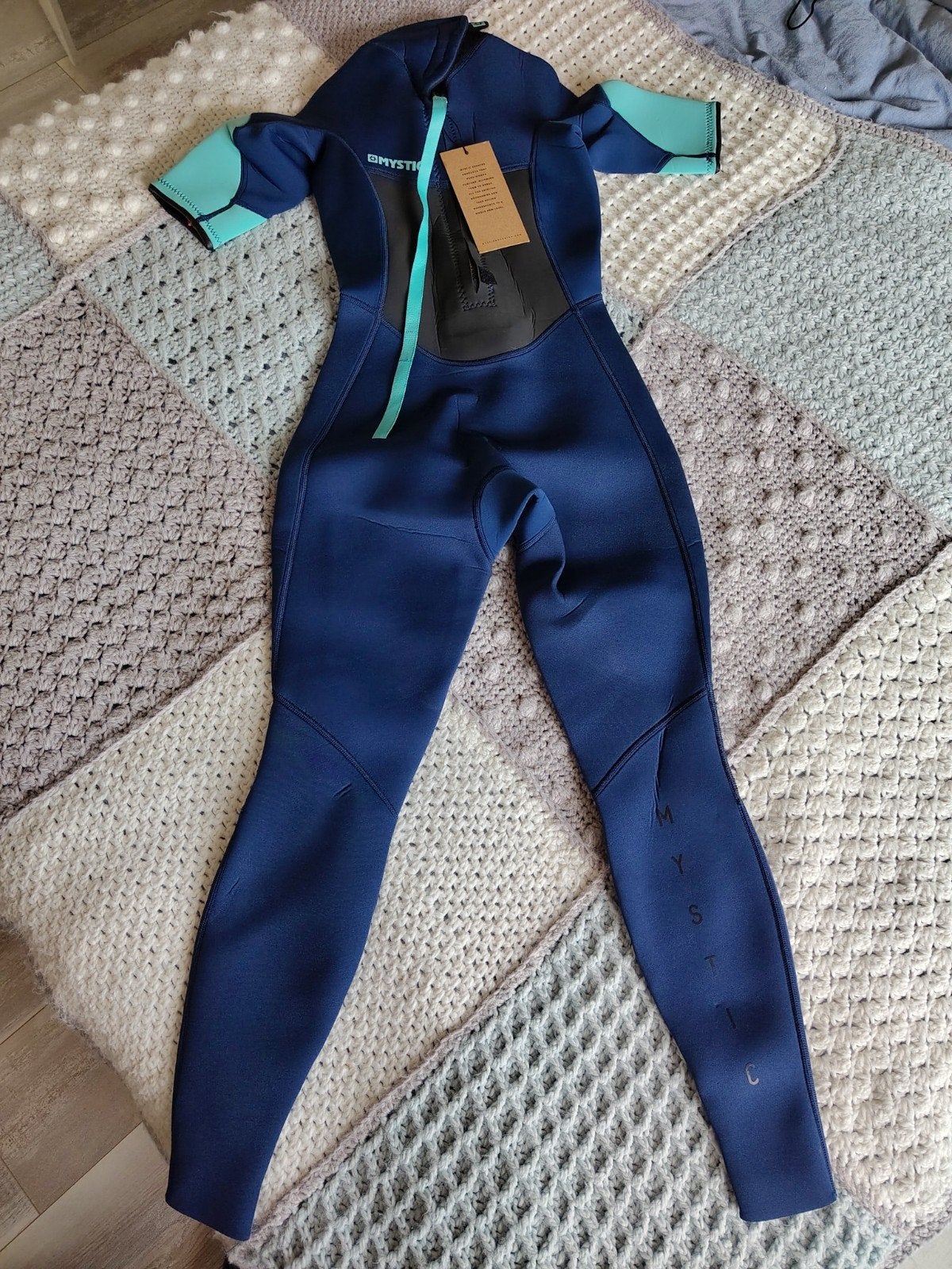 Mystic Wetsuit Shortarm Night Blue - Vrouwmodel maat S, Wetsuit, Nieuw, Ophalen of Verzenden, Mystic