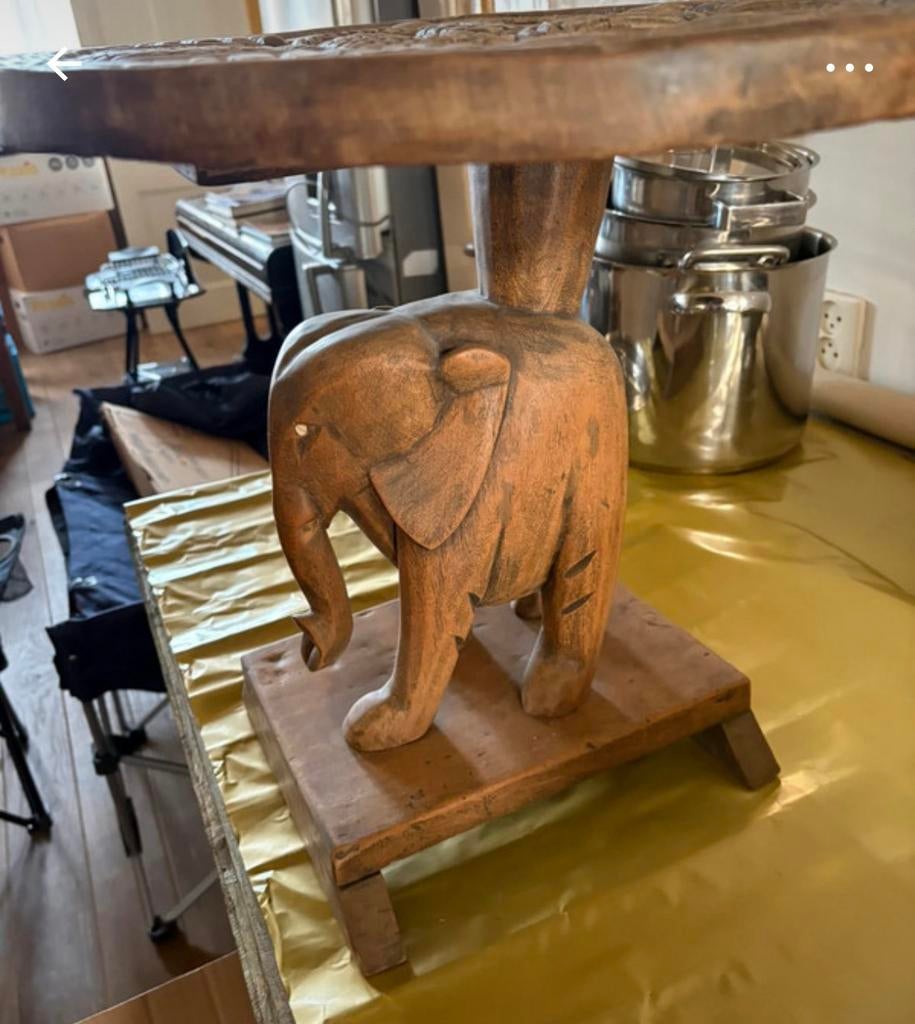 Tka mooi houten bijzettafeltje, Ophalen of Verzenden
