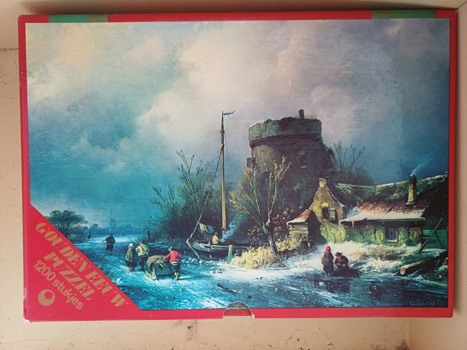 Puzzel 1200 stukjes, compleet, Ophalen, 500 t/m 1500 stukjes, Zo goed als nieuw, Legpuzzel