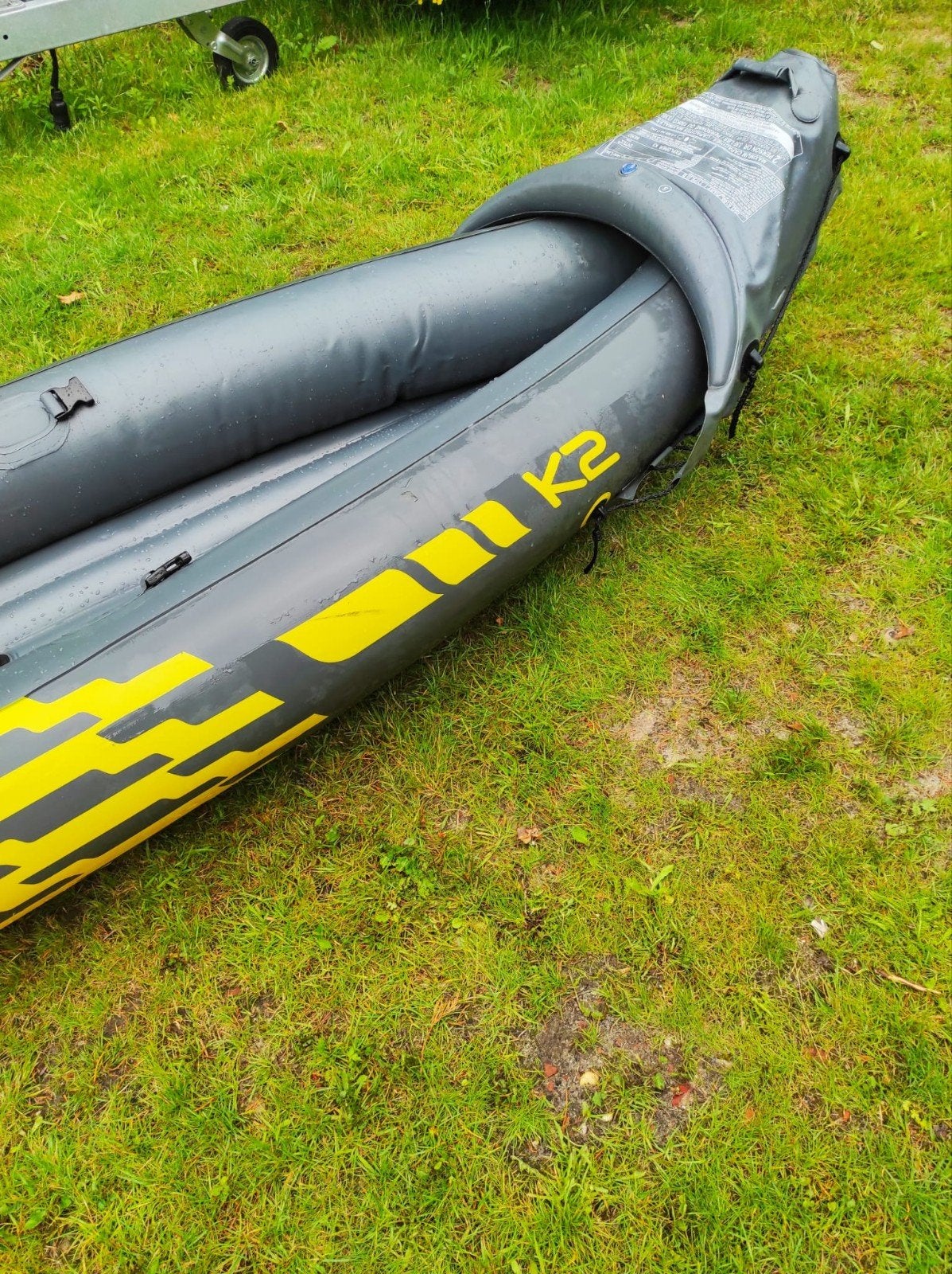 Intex Explorer K2 opblaasbare kajak met peddels, Watersport en Boten, Ophalen, Opblaasbaar, Gebruikt, 2-persoons