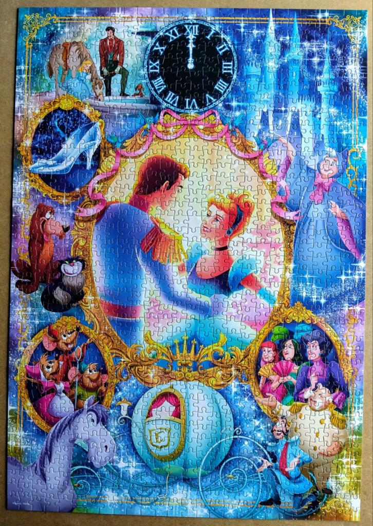Disney puzzel Tenyo, Ophalen of Verzenden, 500 t/m 1500 stukjes, Zo goed als nieuw, Legpuzzel