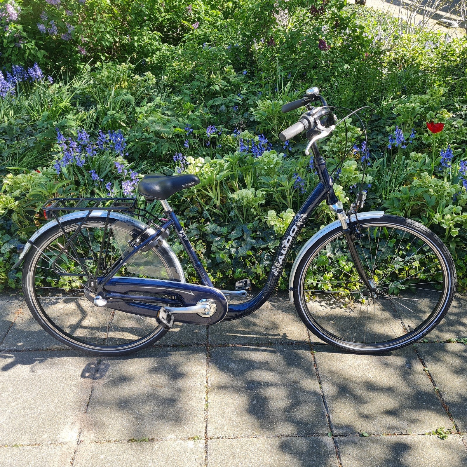 Aldo lage instap 46cm/28inch/3versn/handremmen/remnaaf/Alu, Terugtraprem, Versnellingen, Zo goed als nieuw, Minder dan 47 cm