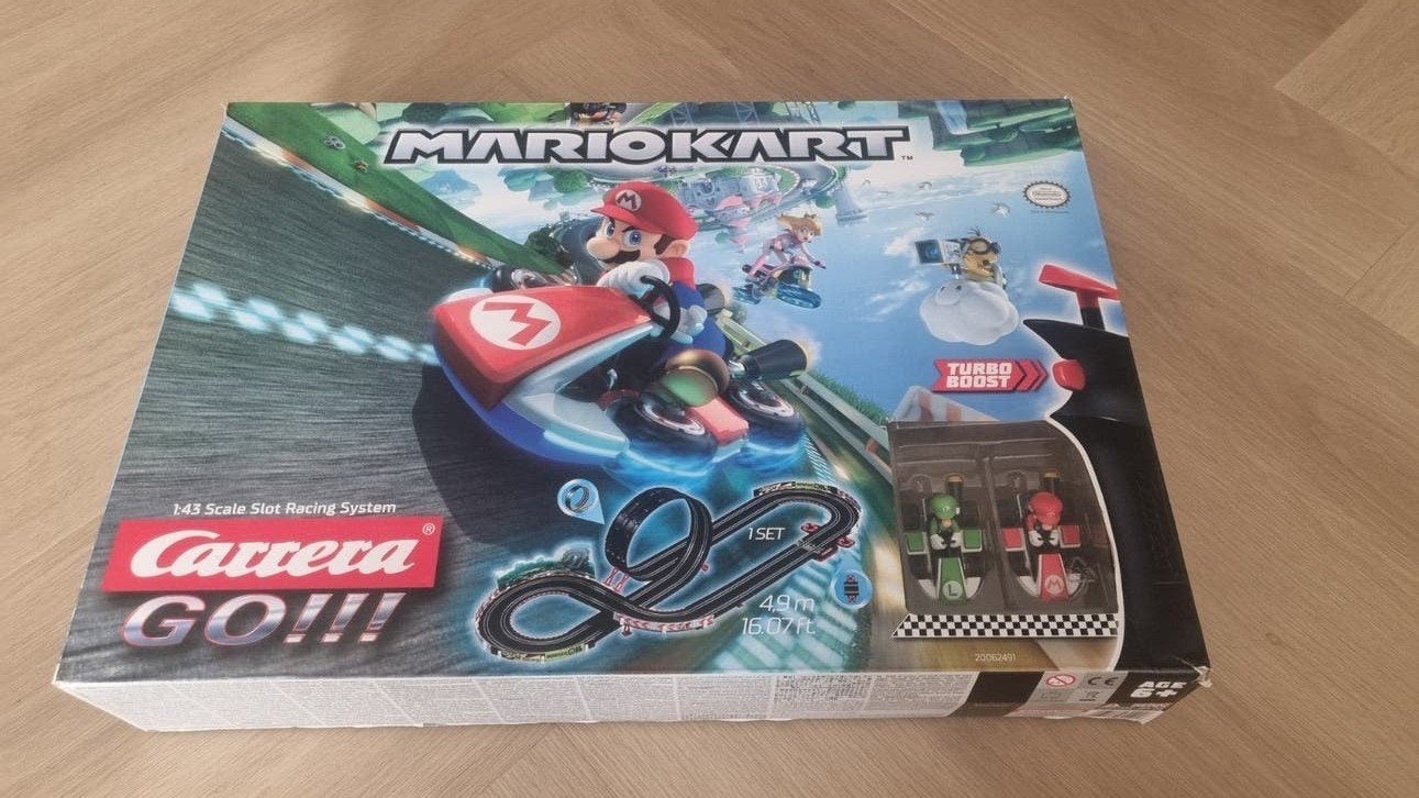 Carrera GO!!! Mario Kart Racebaan Set - Nieuwstaat, Ophalen, Racebaan, Carrera, Zo goed als nieuw