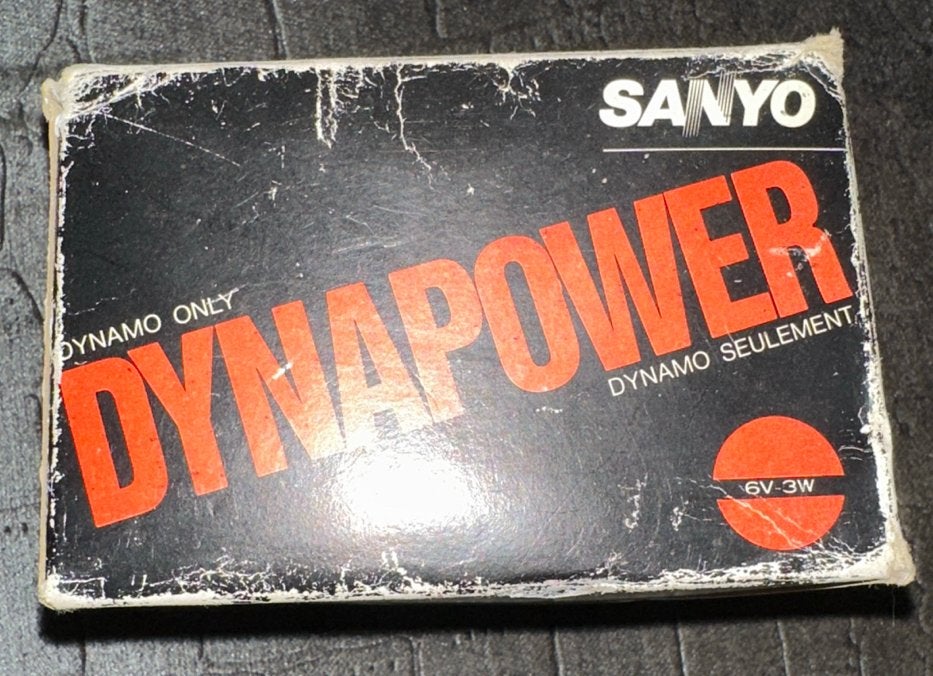 Sanyo Dynapower Dynamo 6V 3W - Nieuw in doos, Ophalen of Verzenden, Nieuw, Dynamo, Verlichtingsset