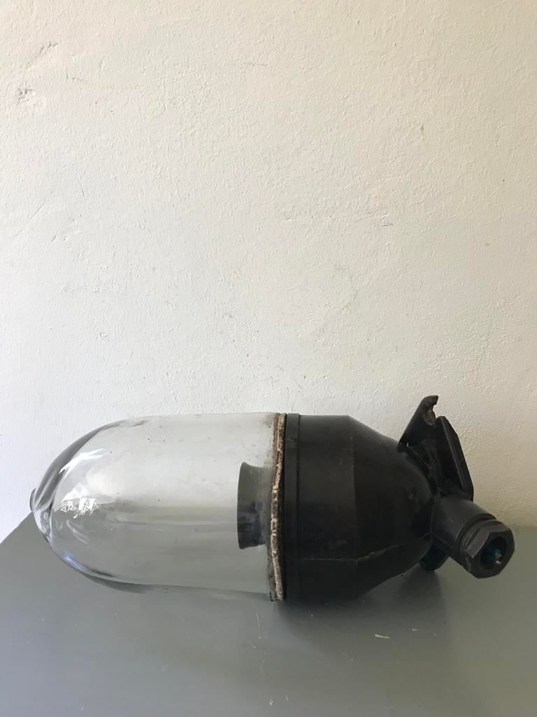 Oude stallamp met bakkeliet, Ophalen of Verzenden