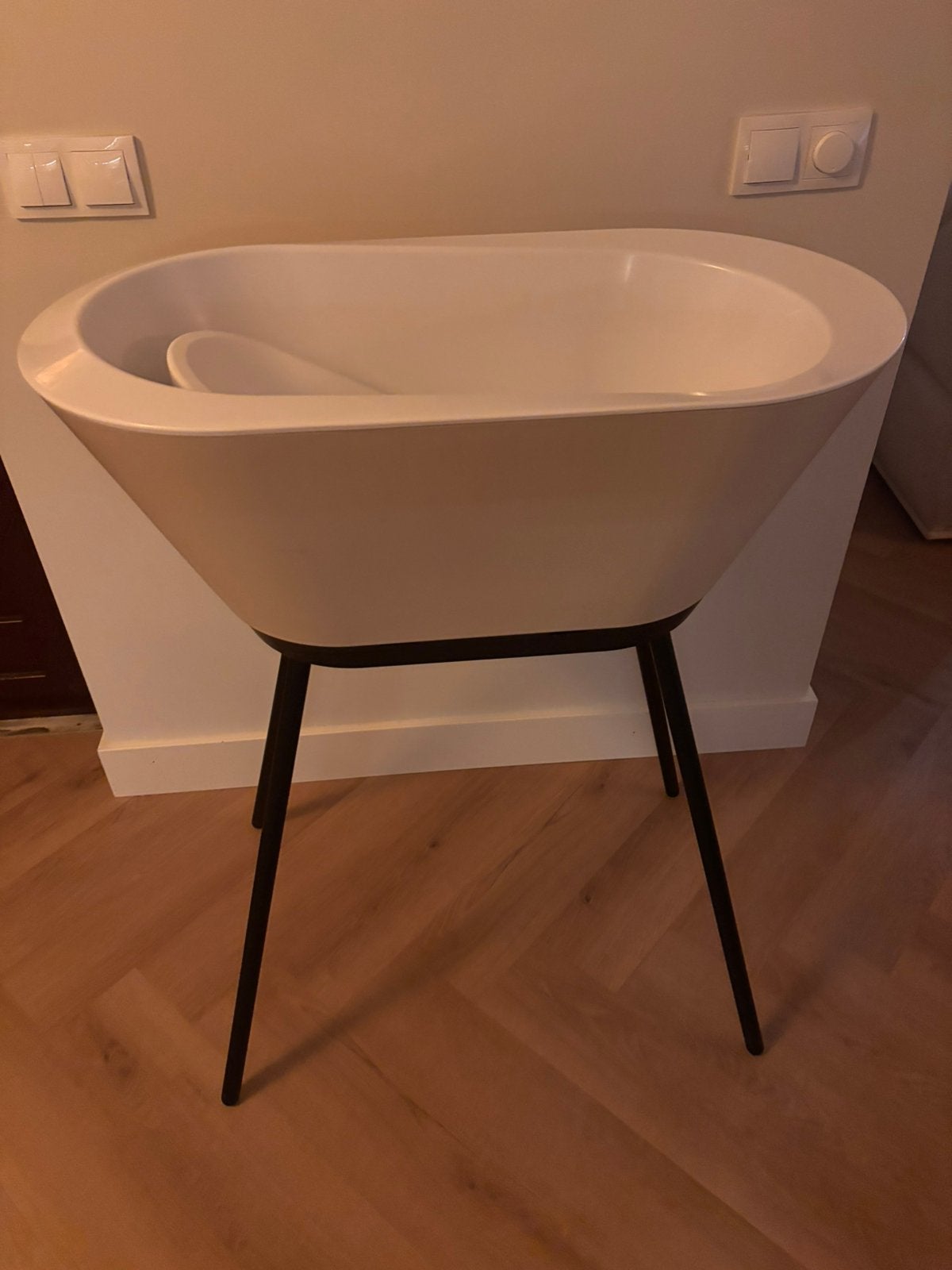 Beige Wee-Too Babybadje – Comfortabel & In Nette Staat, Ophalen, Zo goed als nieuw, Badje