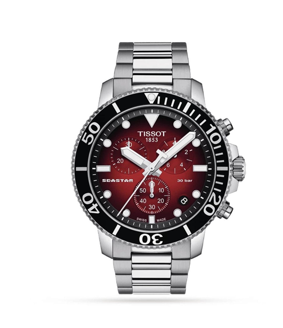 Tissot Seastar 1000 Chronograaf - Nieuw in doos, Overige merken, Staal, Polshorloge, Nieuw