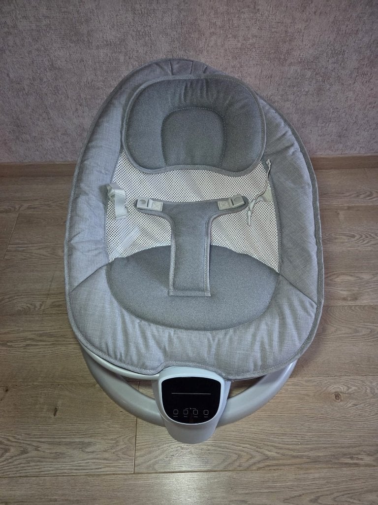 Comfortabele baby wipstoel met kap en speelgoed, Kinderen en Baby's, Wipstoeltjes, Verstelbaar, Wipstoel, Zo goed als nieuw, Ophalen