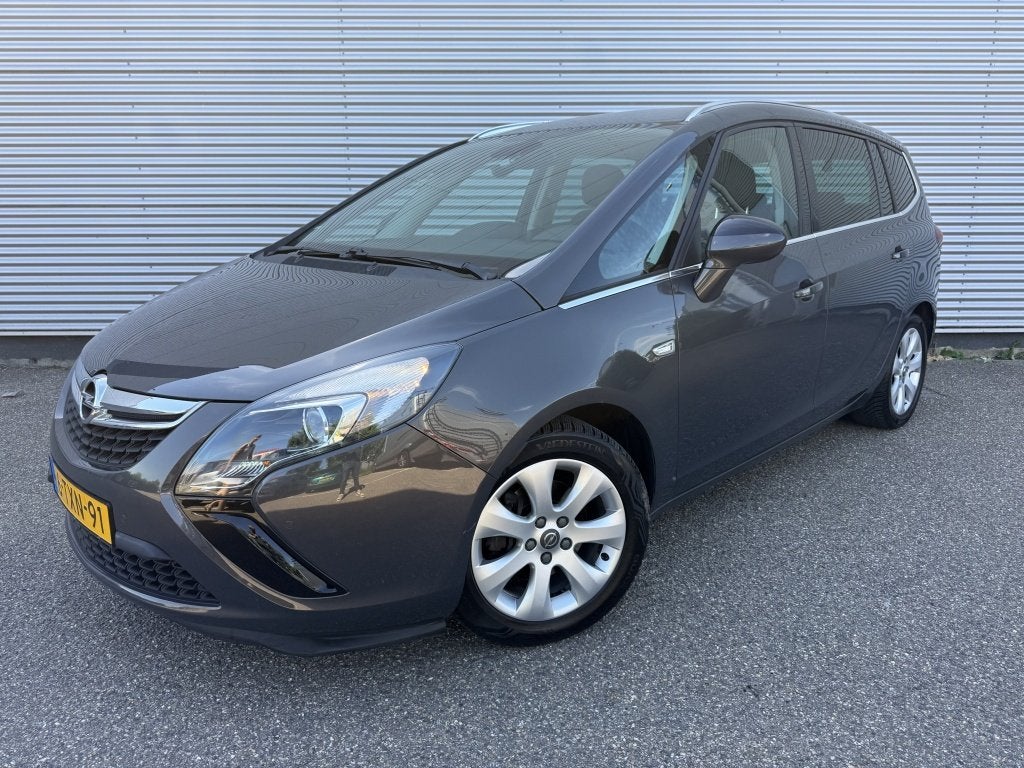 Opel Zafira Tourer 1.4 Rhythm (bj 2014), 1513 kg, Euro 5, Stof, Gebruikt