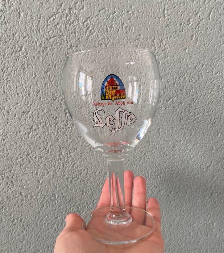 Leffe bierglas 25 cl, Ophalen of Verzenden, Zo goed als nieuw, Bierglas