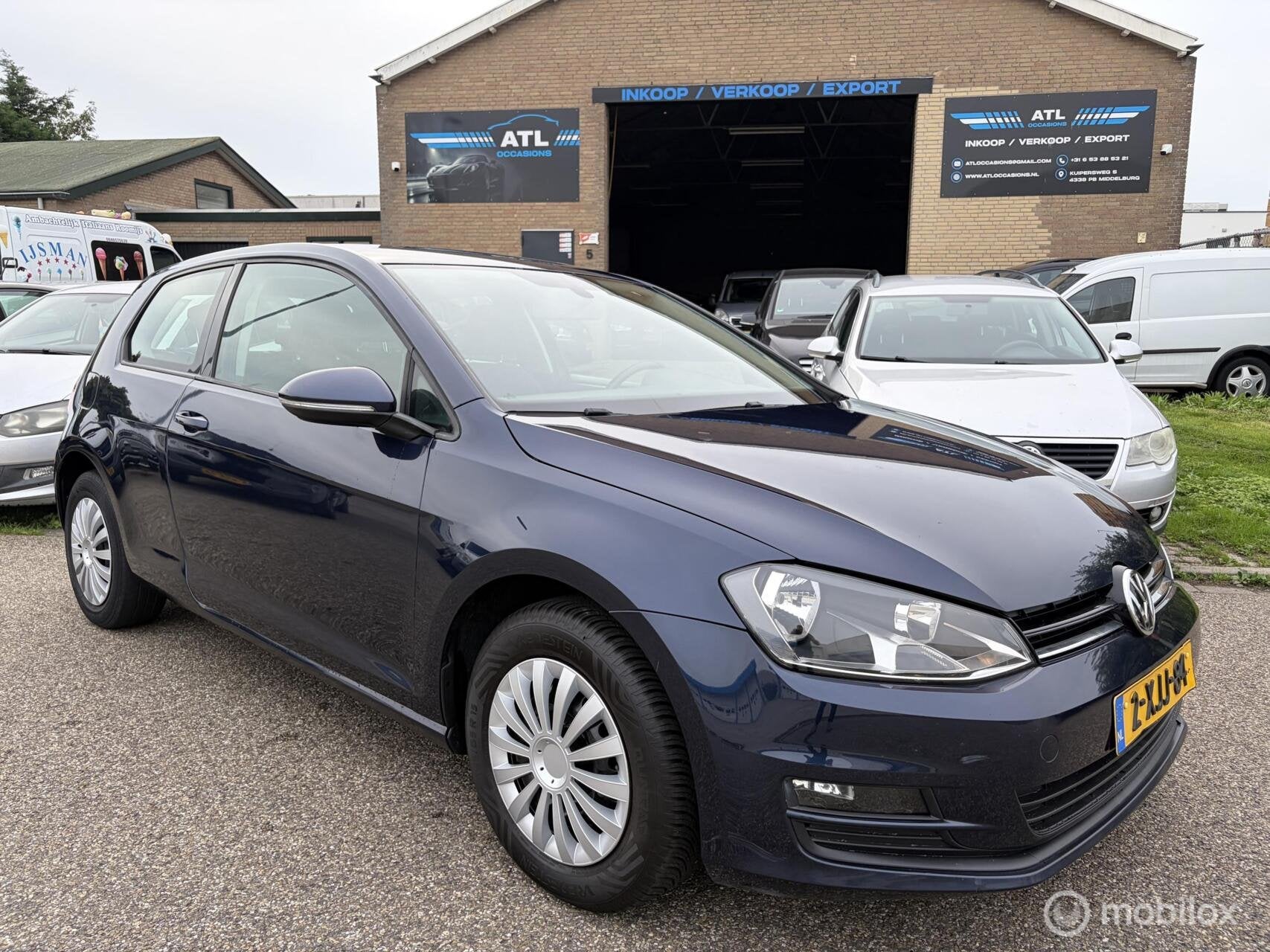 Zeer Nette Volkswagen Golf 7 1.2 TSI DSG Nieuwe Apk! DEALER., Auto's, Gebruikt, 4 cilinders, Blauw, 610 kg