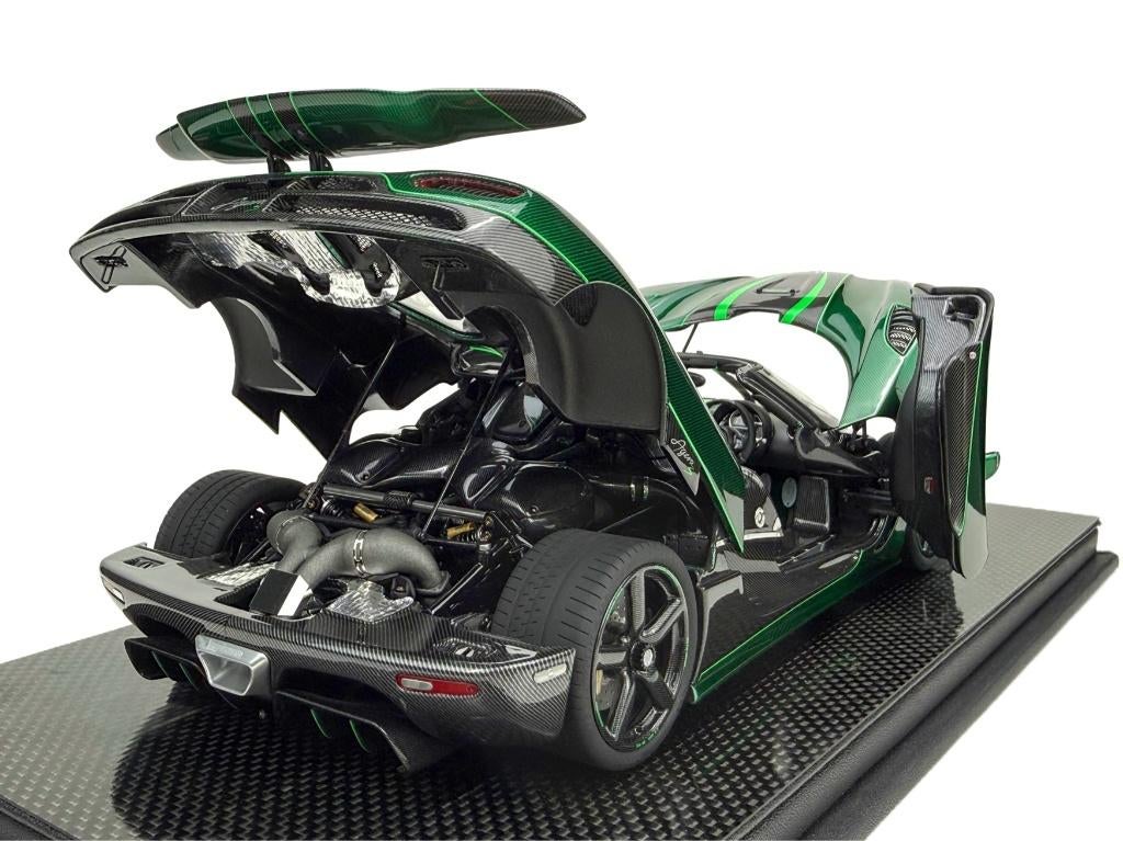 Koenigsegg Agera S Goblin Green Carbon 1:18 FrontiArt PRE-OR, Hobby en Vrije tijd, Modelauto's | 1:18, Ophalen of Verzenden, Nieuw