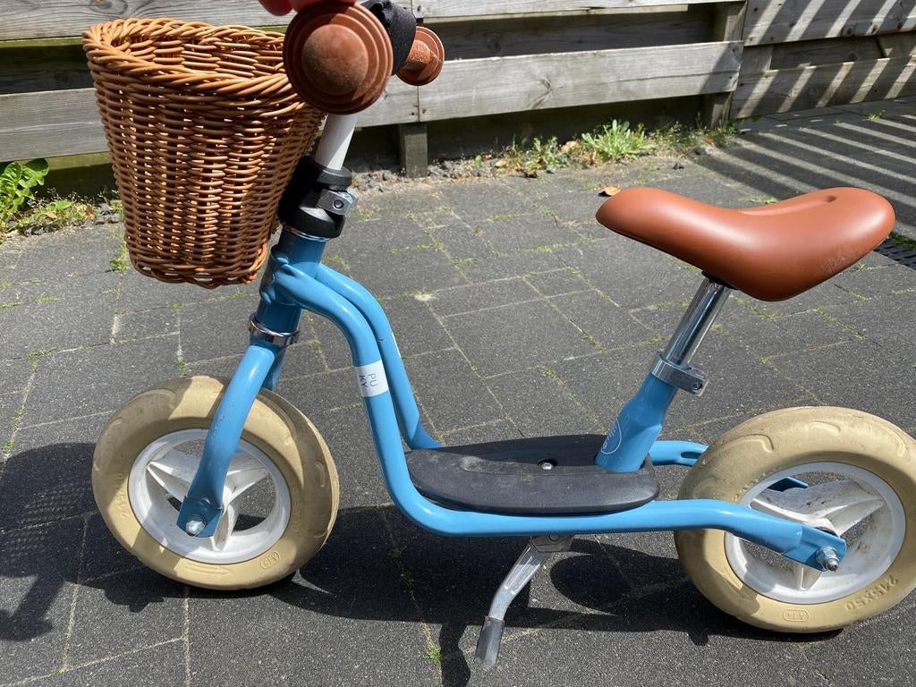 Puky loopfiets met mandje - Blauw, Ophalen, Gebruikt, Loopfiets