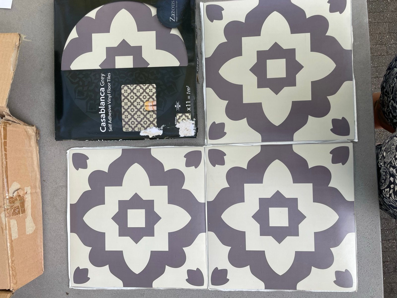 Zazous zelfklevende vinyl vloertegels, Overige materialen, Nieuw, Ophalen of Verzenden, 20 tot 40 cm