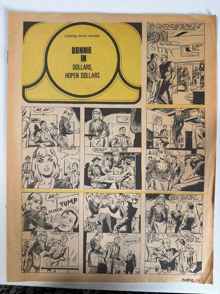 Bonnie in Dollars, Hopen Dollars - Compleet stripverhaal, Eén stripboek, Ophalen of Verzenden, Gelezen