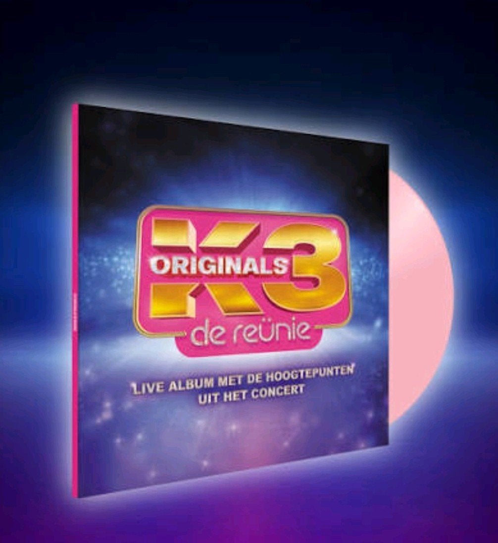 GEZOCHT K3 ORIGINEEL VINYL PINK, Overige formaten, Overige typen, Colored vinyl, Zo goed als nieuw