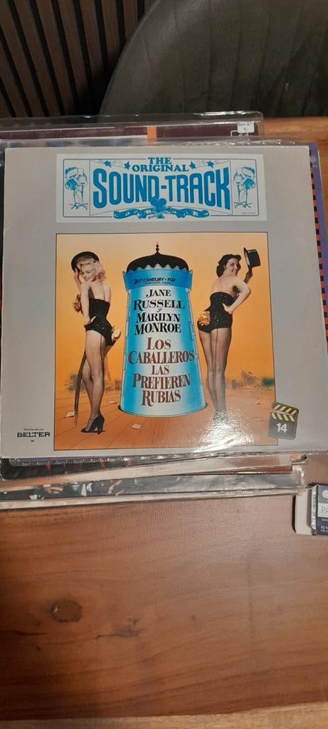 LP Marilyn Monroe - Los Caballeros Las Prefieren Rubias, Ophalen of Verzenden