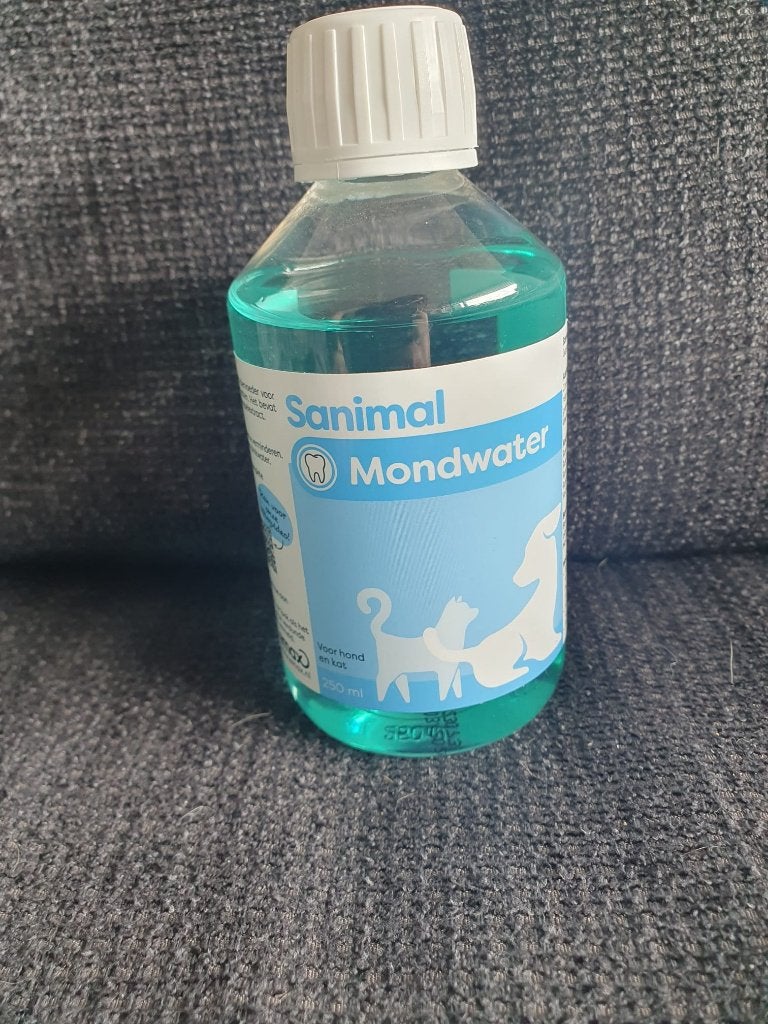 Sanimal Mondwater 250 ml, Ophalen of Verzenden, Nieuw