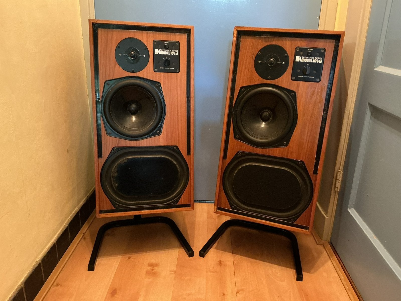 KEF model 104aB reference series (lees de tekst), Stereo speakers, Gebruikt, Minder dan 60 watt, Ophalen