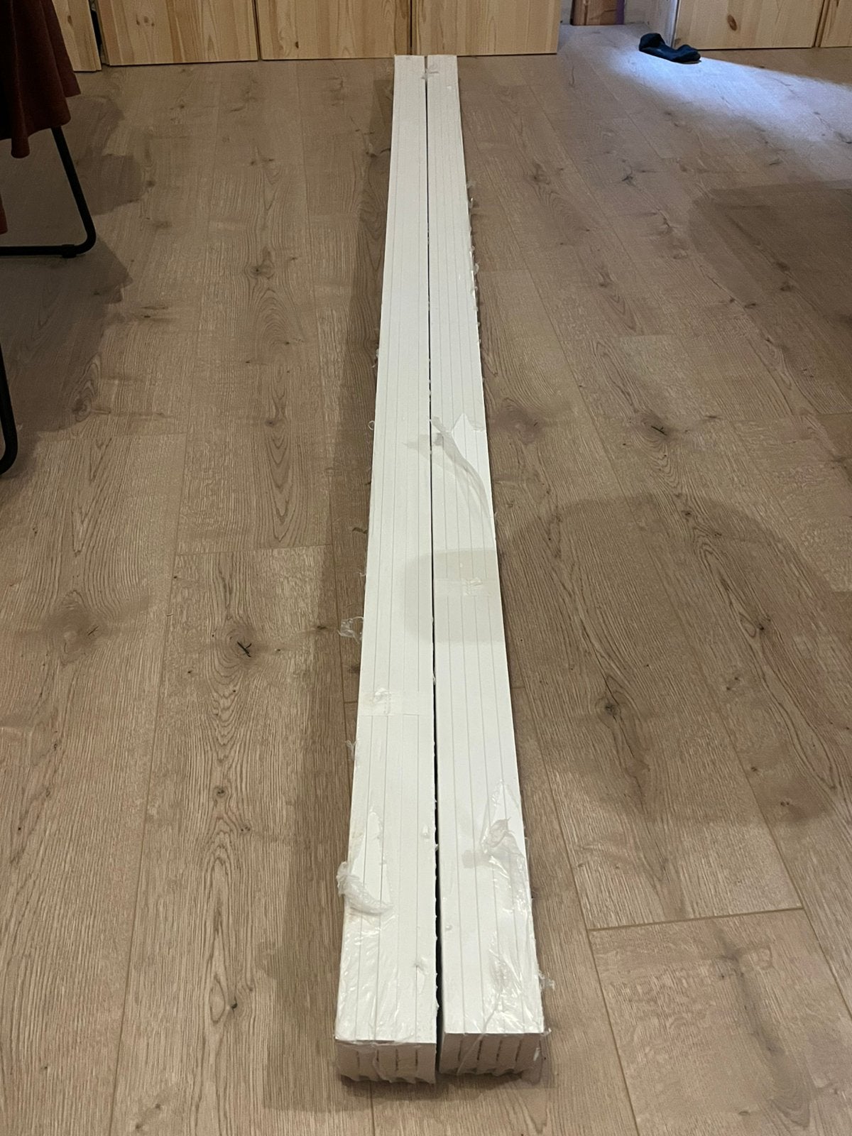 Plinten wit 7cm, Ophalen, Nieuw, Mdf, 200 tot 250 cm