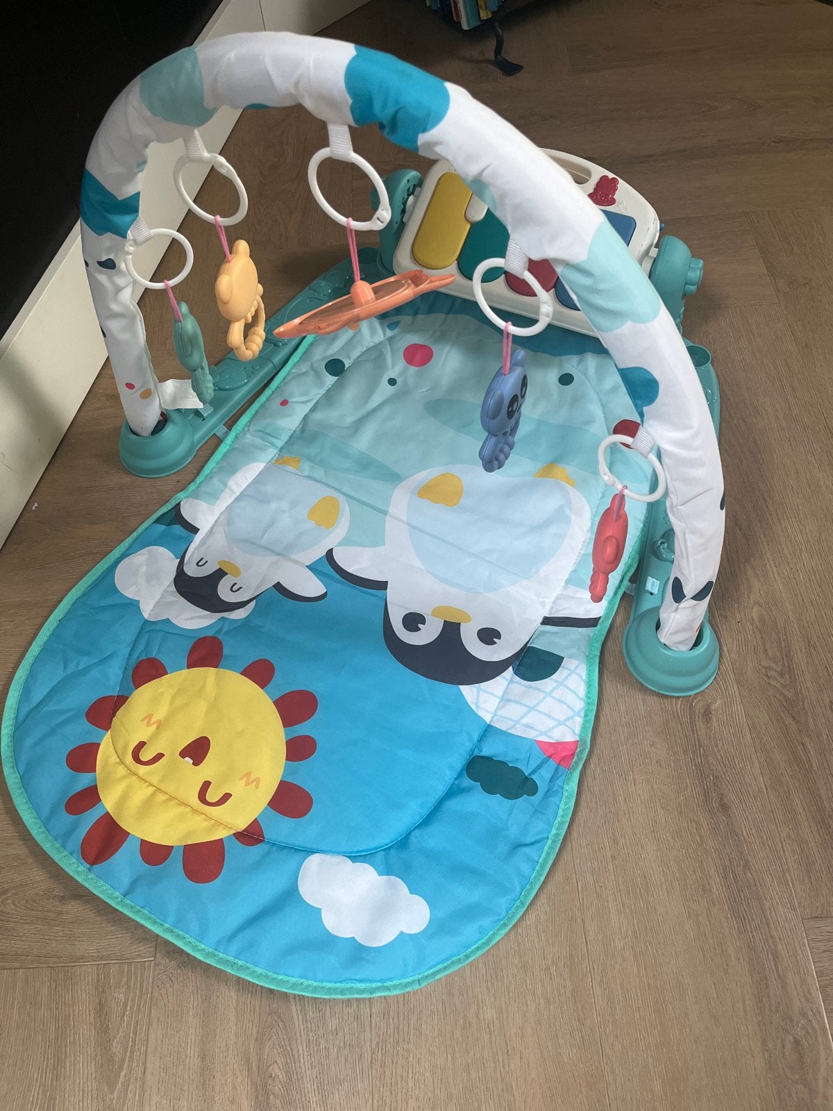 Babygym Speelkleed met Piano en Speeltjes, Ophalen of Verzenden, Zo goed als nieuw, Babygym, Met geluid