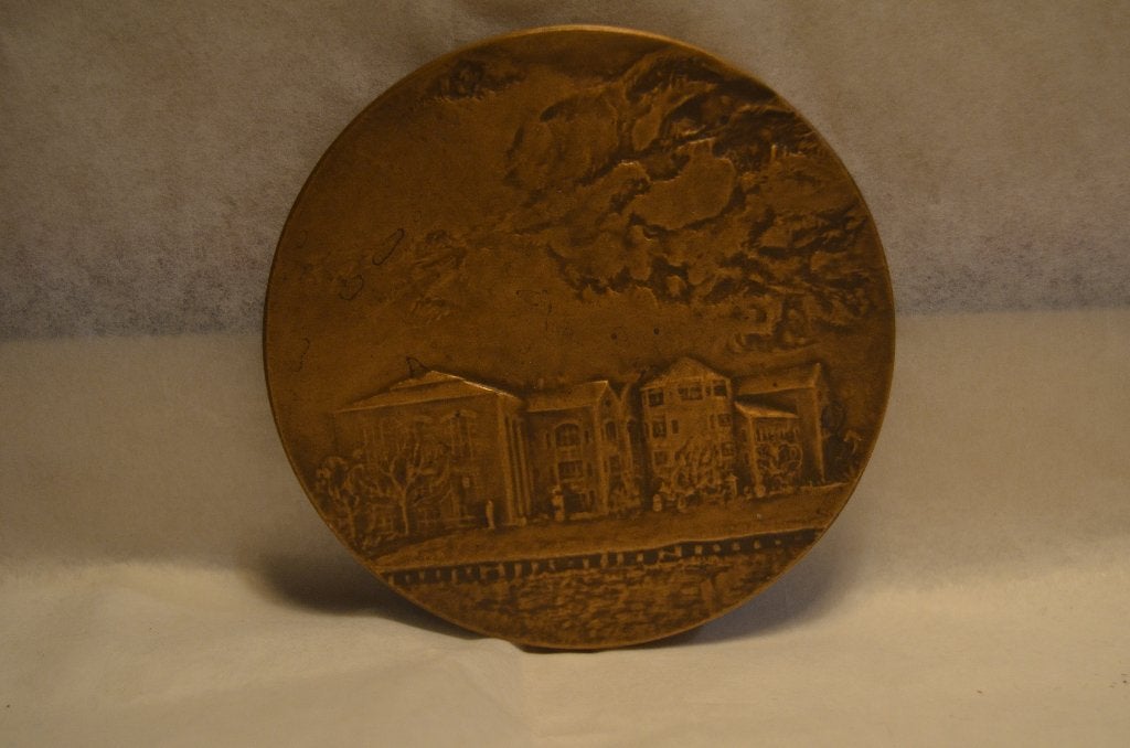 Grote bronzen penning Hochschule Bremerhaven, Ophalen of Verzenden, Brons, Buitenland
