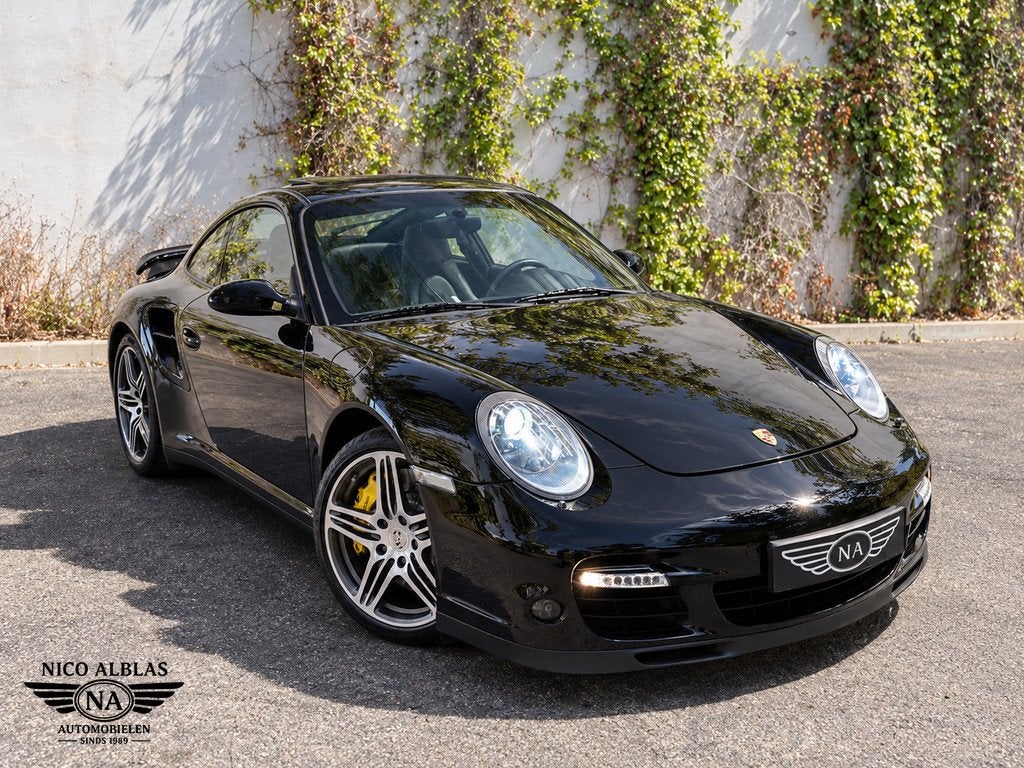 Porsche 911 3.6 Turbo 1e eigenaar (78 jaar oud) perfect orig, Auto's, Automaat, Dealer onderhouden, Gebruikt, Zwart