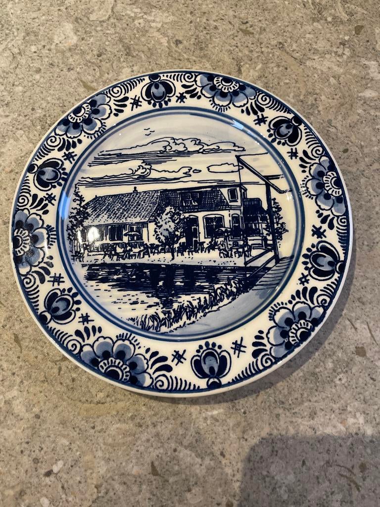 Delfts blauw schoteltje Royal Delft 'De Paerdeburgh', Ophalen of Verzenden