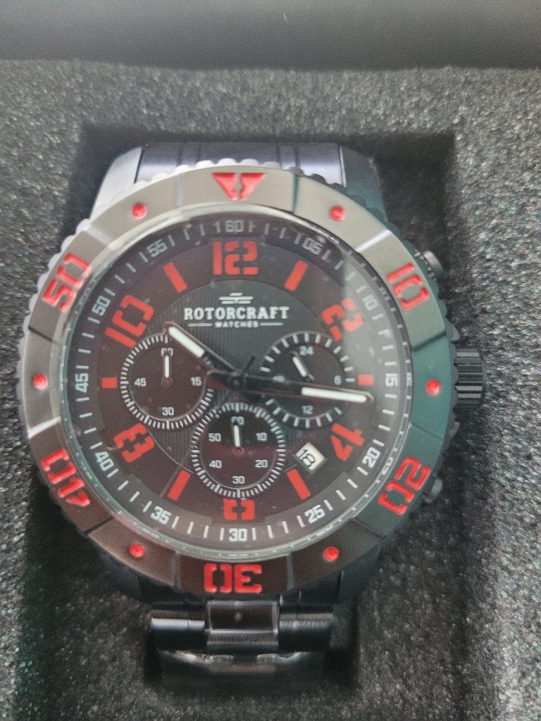 Rotorcraft Blade Sport RC3301 Nieuw! t.w.v € 429 ORIGINEEL, Sieraden, Tassen en Uiterlijk, Overige merken, Staal, Staal, Nieuw
