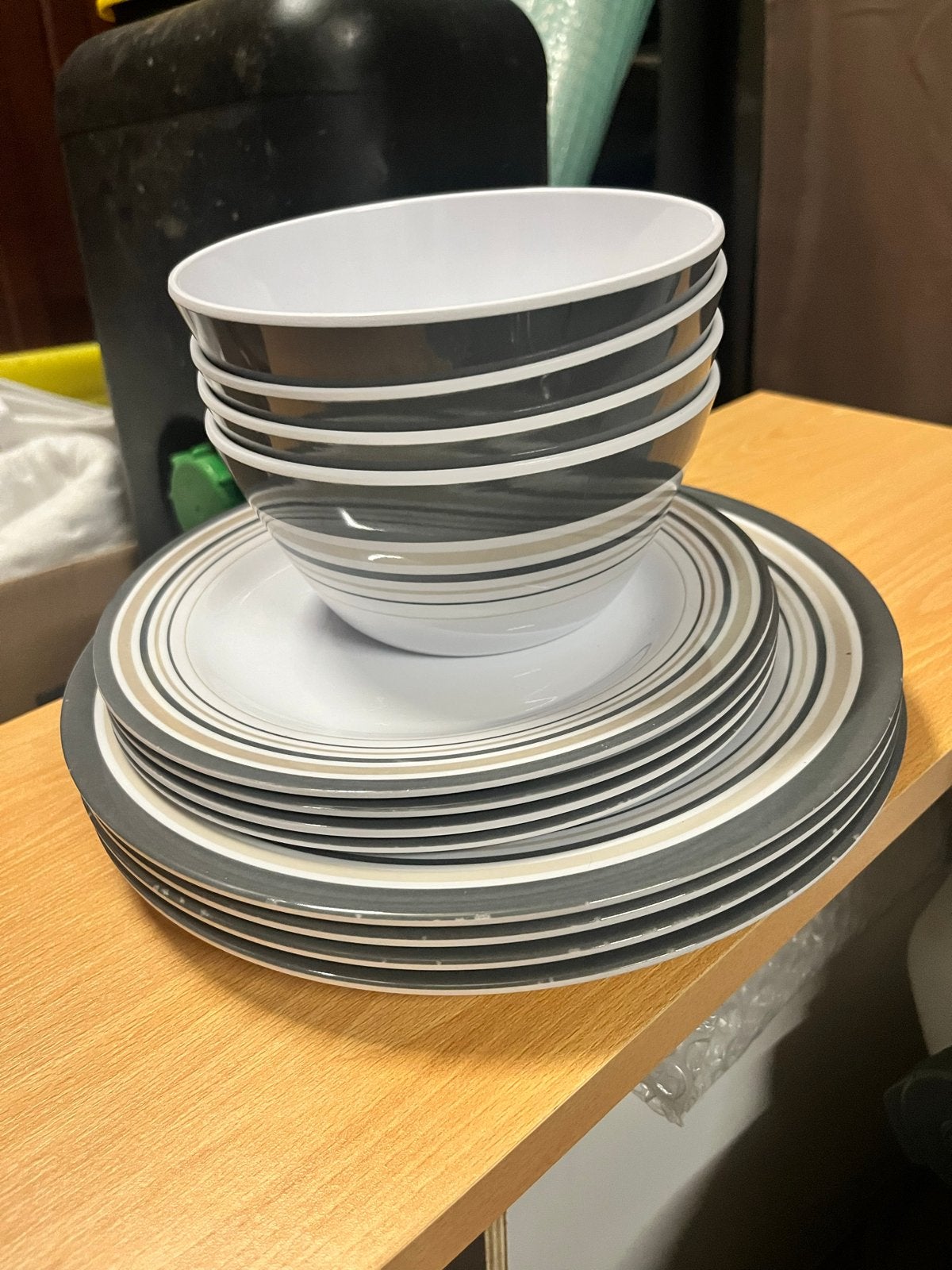 Mepal kampeer servies - Diverse sets en kleuren, Ophalen, Gebruikt