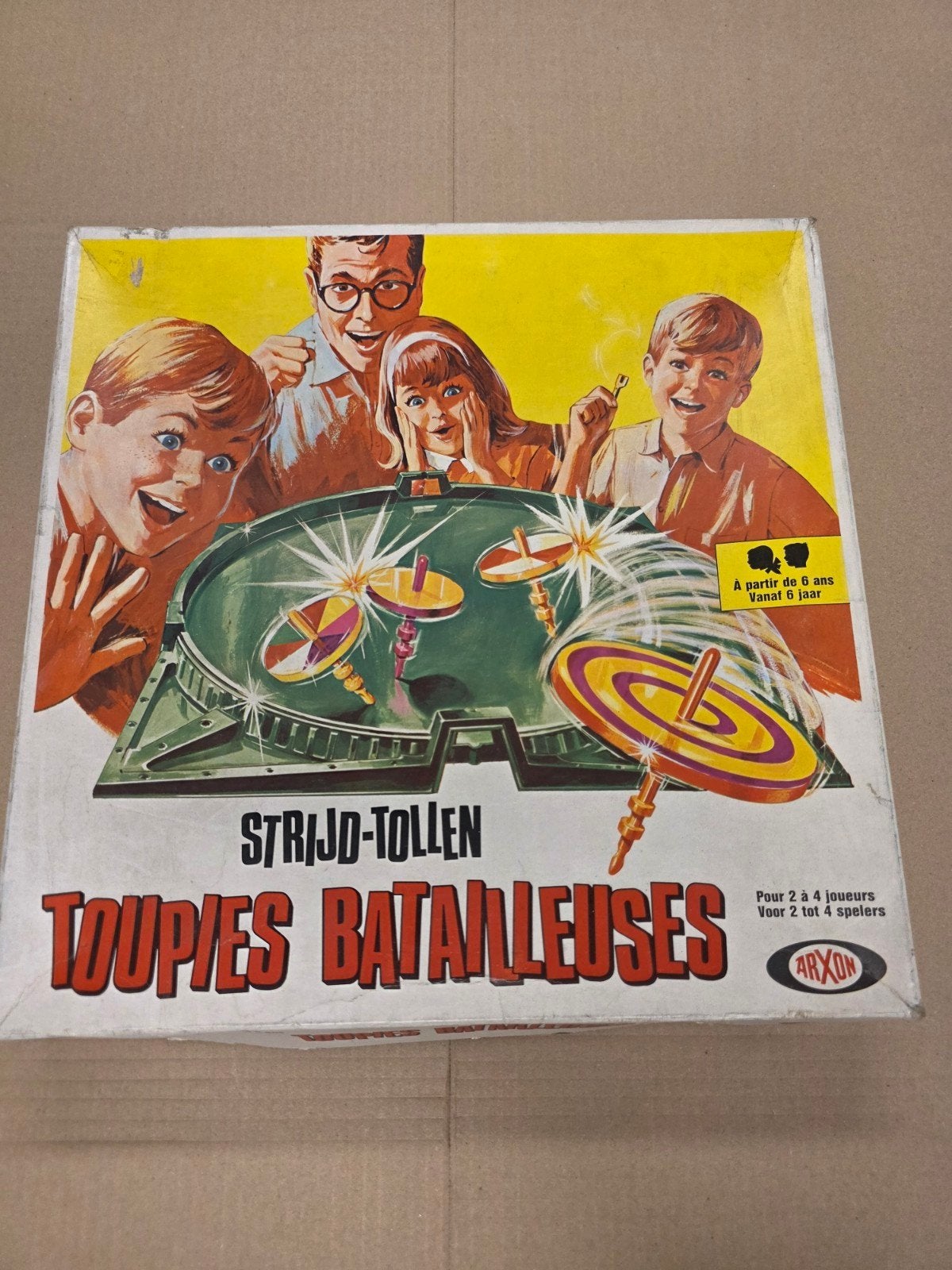 Vintage Arxon Strijd-Tollen Spel - Compleet en in Doos, Gebruikt, Arxon, Jongen of Meisje, Onbekend