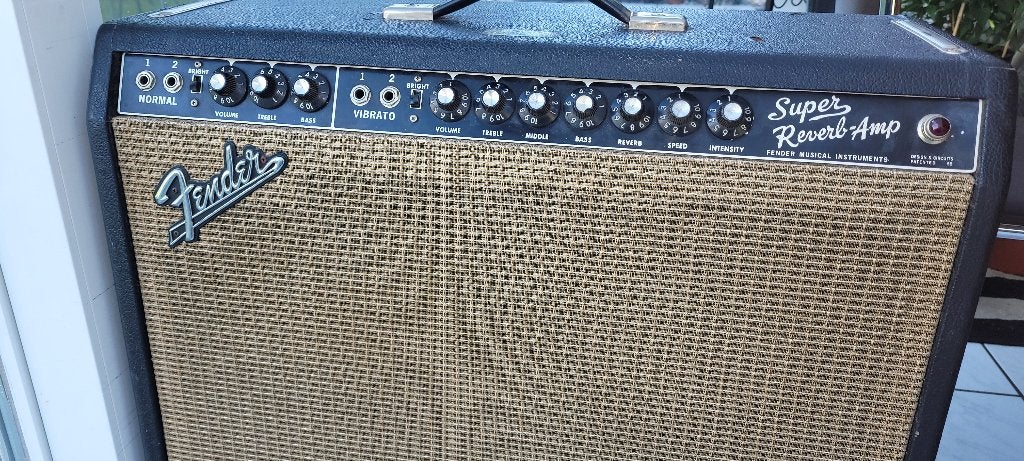Fender super reverb 1965, Muziek en Instrumenten, Versterkers | Bas en Gitaar, Ophalen, Gebruikt, Gitaar, Minder dan 50 watt