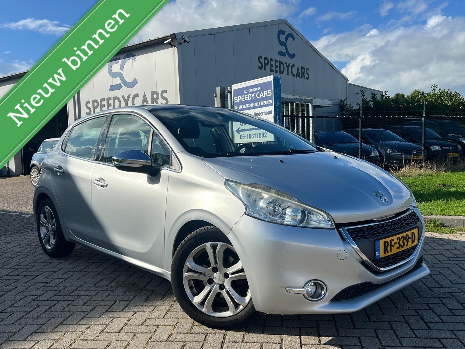 Peugeot 208 1.6 VTi Allure 5DRS Pano Cruise Clima PDC, Auto's, Euro 5, Stof, Gebruikt, 4 cilinders